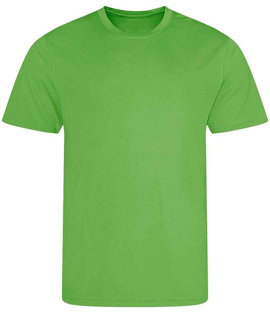 AWDis Cool T-Shirt - (2nd Colours) in Lime Green by Just Cool — Custom branded clothing by Print Press, featuring premium embroidery produced in our specialist print lab in the UK.
