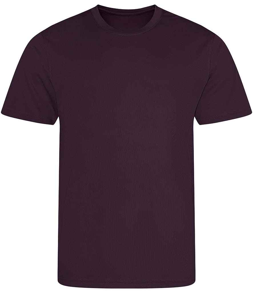 AWDis Cool T-Shirt in Plum by Just Cool — Custom branded clothing by Print Press, featuring premium embroidery produced in our specialist print lab in the UK.