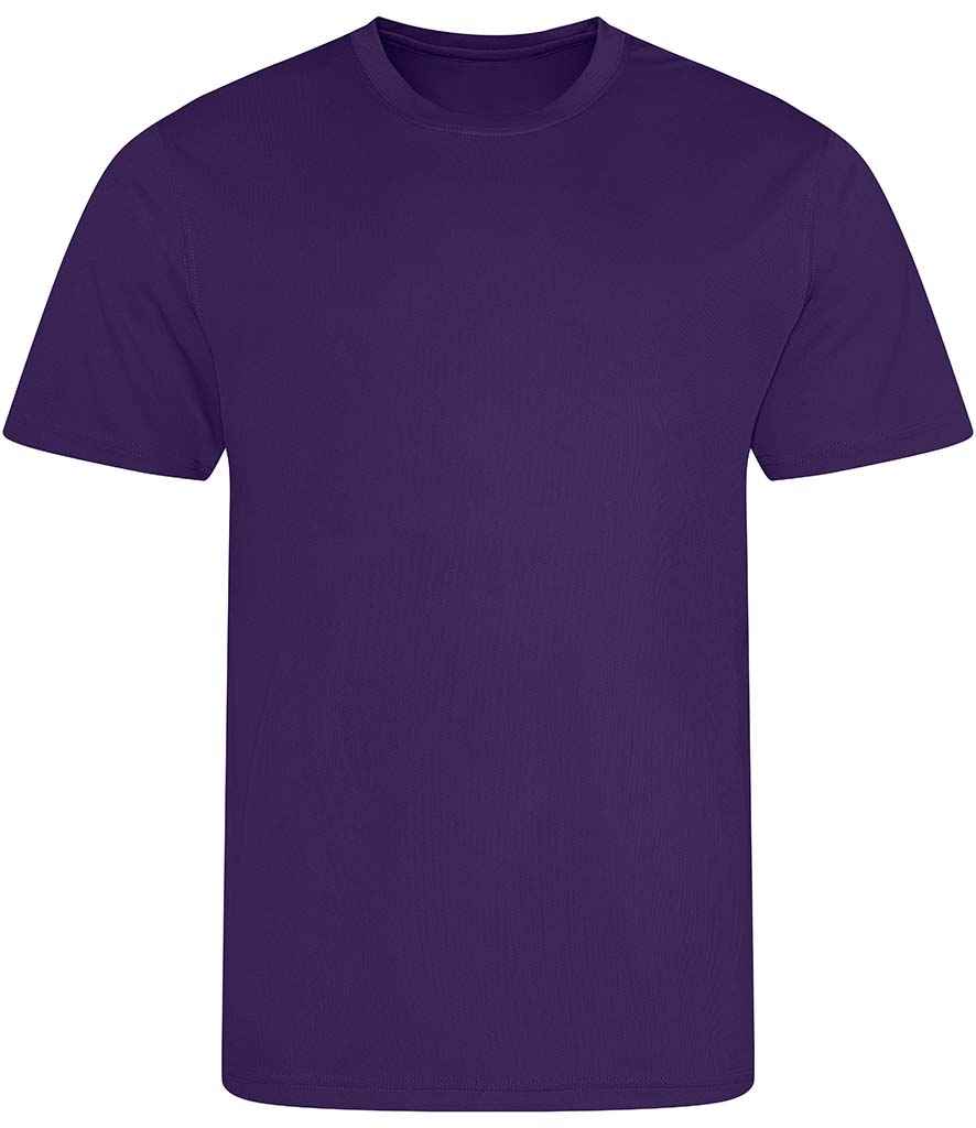 AWDis Cool T-Shirt in Purple by Just Cool — Custom branded clothing by Print Press, featuring premium embroidery produced in our specialist print lab in the UK.