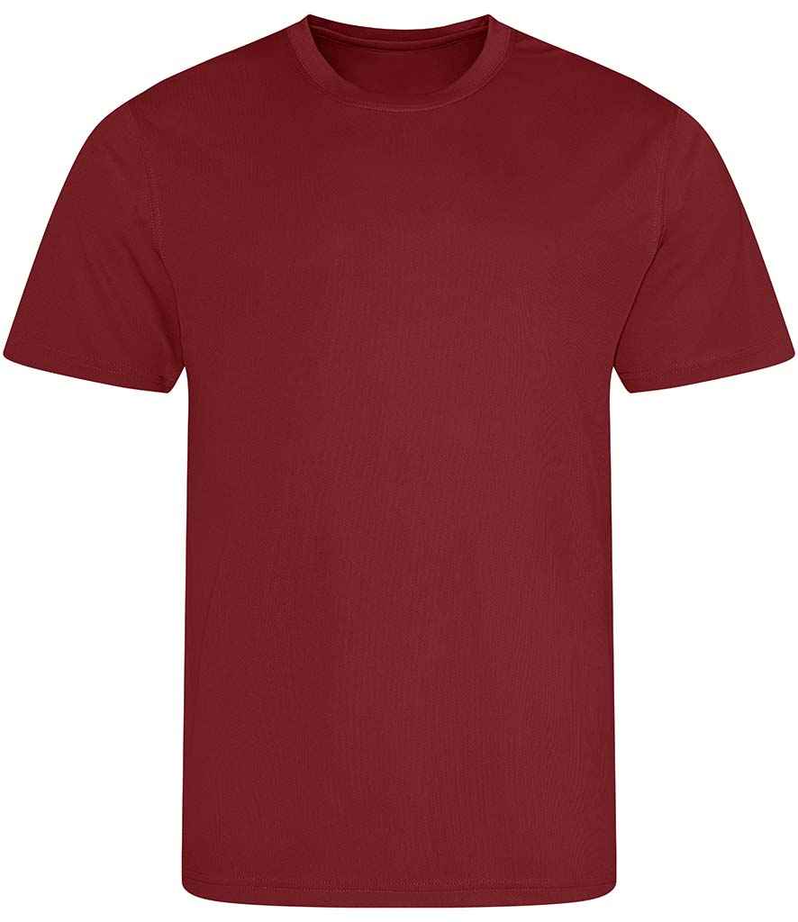 AWDis Cool T-Shirt in Red Hot Chilli by Just Cool — Custom branded clothing by Print Press, featuring premium embroidery produced in our specialist print lab in the UK.
