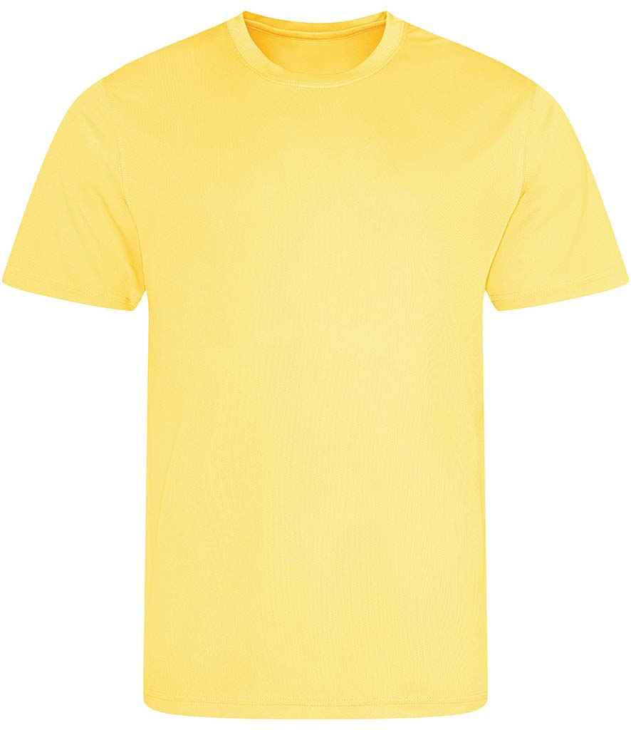 AWDis Cool T-Shirt in Sherbet Lemon by Just Cool — Custom branded clothing by Print Press, featuring premium embroidery produced in our specialist print lab in the UK.