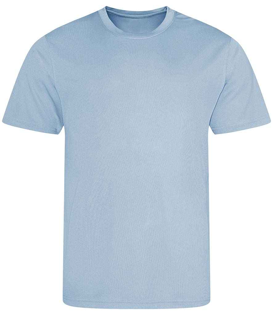AWDis Cool T-Shirt in Sky Blue by Just Cool — Custom branded clothing by Print Press, featuring premium embroidery produced in our specialist print lab in the UK.