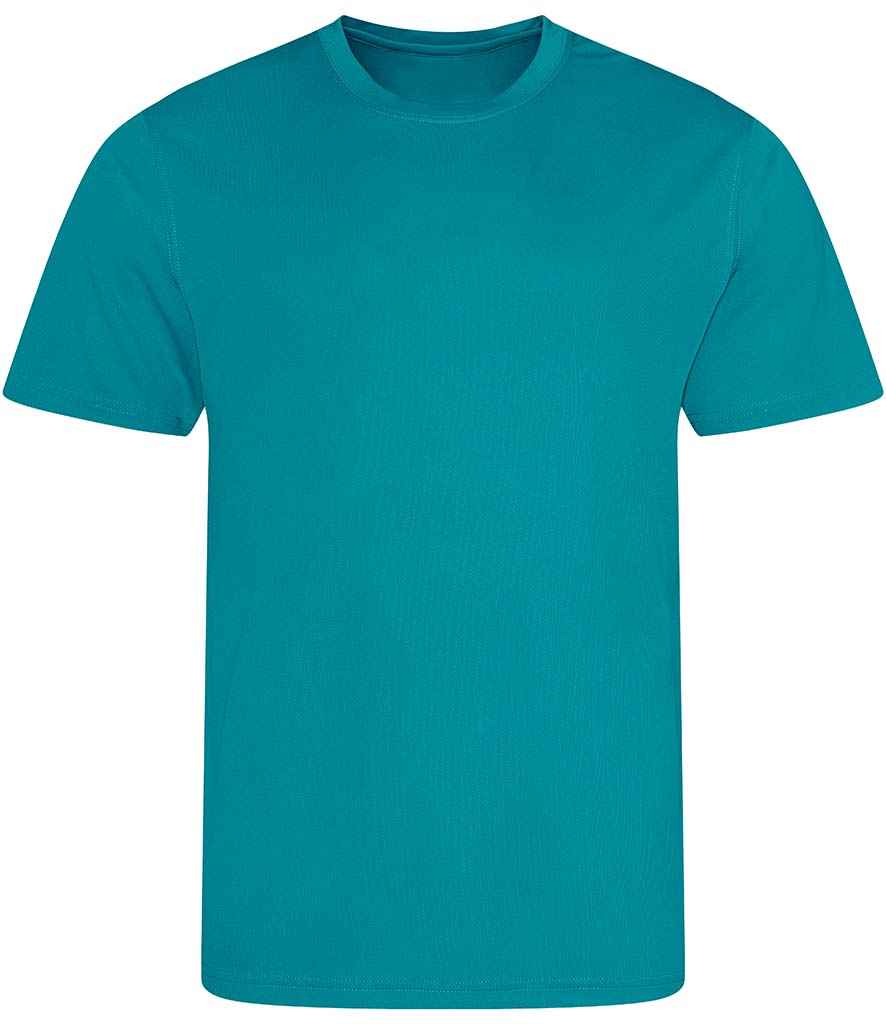 AWDis Cool T-Shirt in Turquoise Blue by Just Cool — Custom branded clothing by Print Press, featuring premium embroidery produced in our specialist print lab in the UK.
