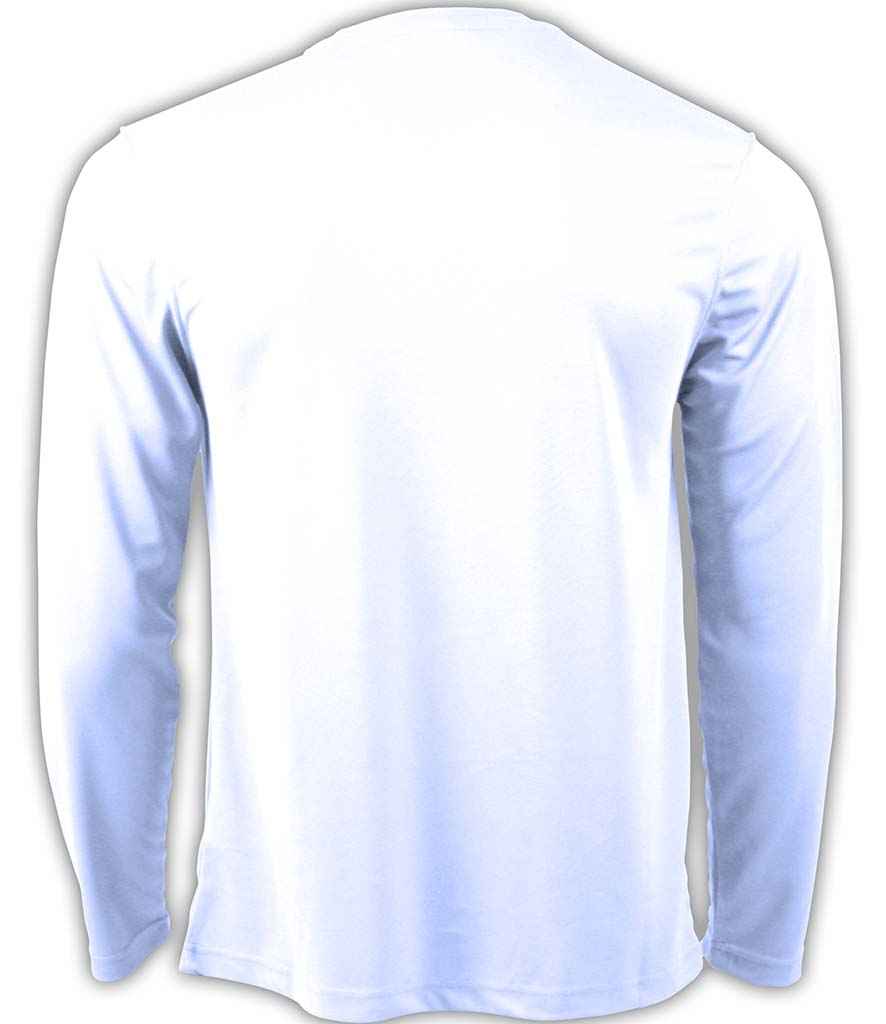 AWDis Cool Long Sleeve Wicking T-Shirt in by Just Cool — Custom branded clothing by Print Press, featuring premium embroidery produced in our specialist print lab in the UK.