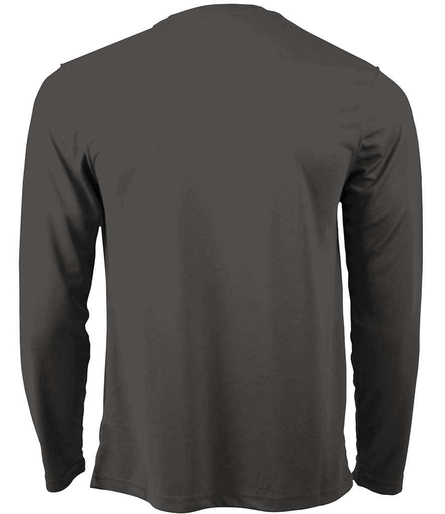 AWDis Cool Long Sleeve Wicking T-Shirt in by Just Cool — Custom branded clothing by Print Press, featuring premium embroidery produced in our specialist print lab in the UK.