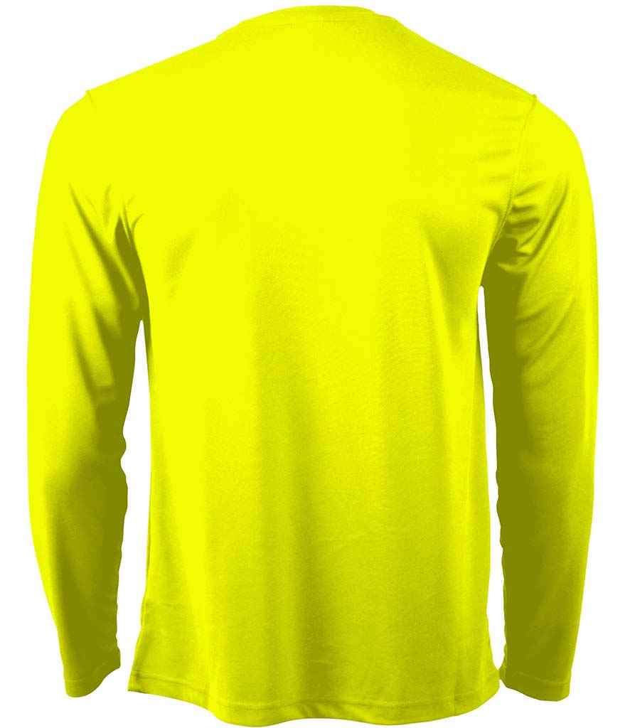 AWDis Cool Long Sleeve Wicking T-Shirt in by Just Cool — Custom branded clothing by Print Press, featuring premium embroidery produced in our specialist print lab in the UK.