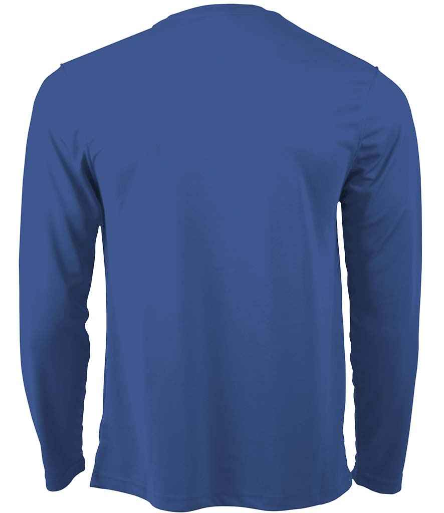 AWDis Cool Long Sleeve Wicking T-Shirt in by Just Cool — Custom branded clothing by Print Press, featuring premium embroidery produced in our specialist print lab in the UK.