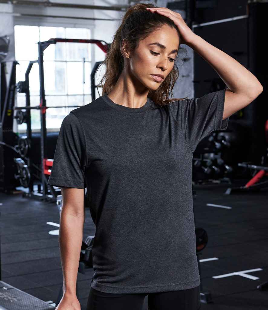 AWDis Cool Urban T-Shirt in Black Urban Marl by Just Cool — Custom branded clothing by Print Press, featuring premium embroidery produced in our specialist print lab in the UK.