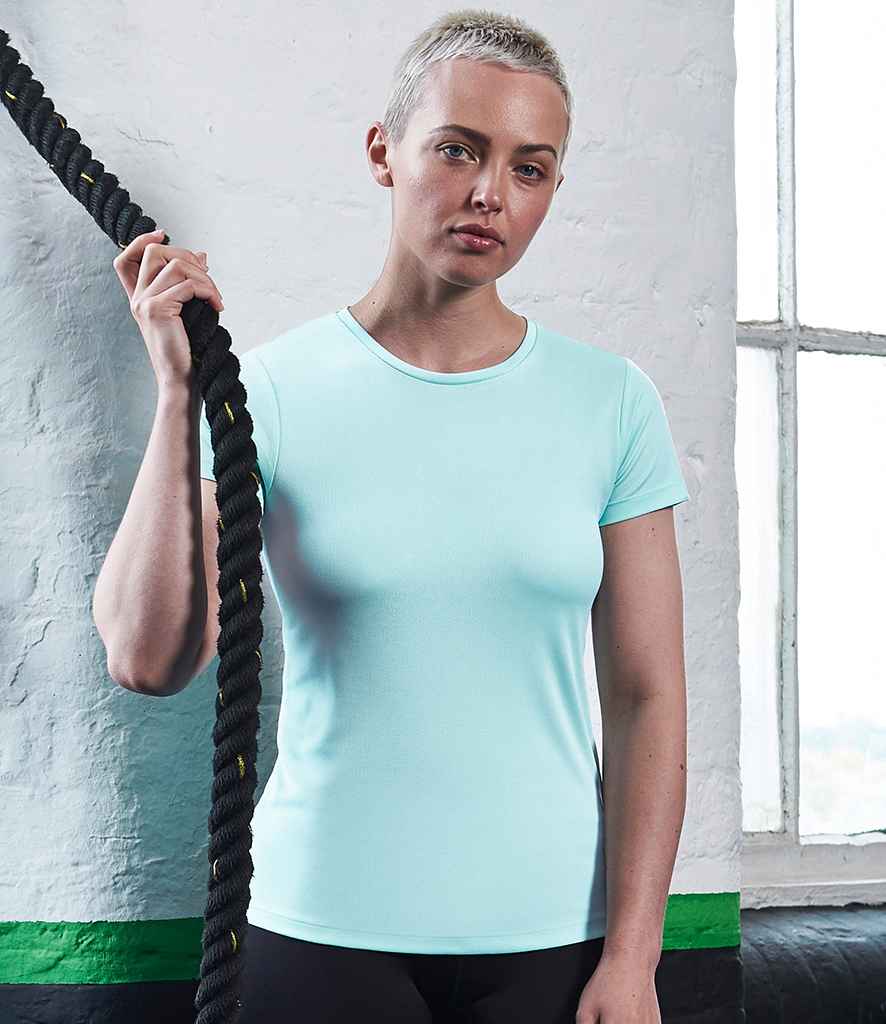 AWDis Ladies Cool T-Shirt in Mint by Just Cool — Custom branded clothing by Print Press, featuring premium embroidery produced in our specialist print lab in the UK.