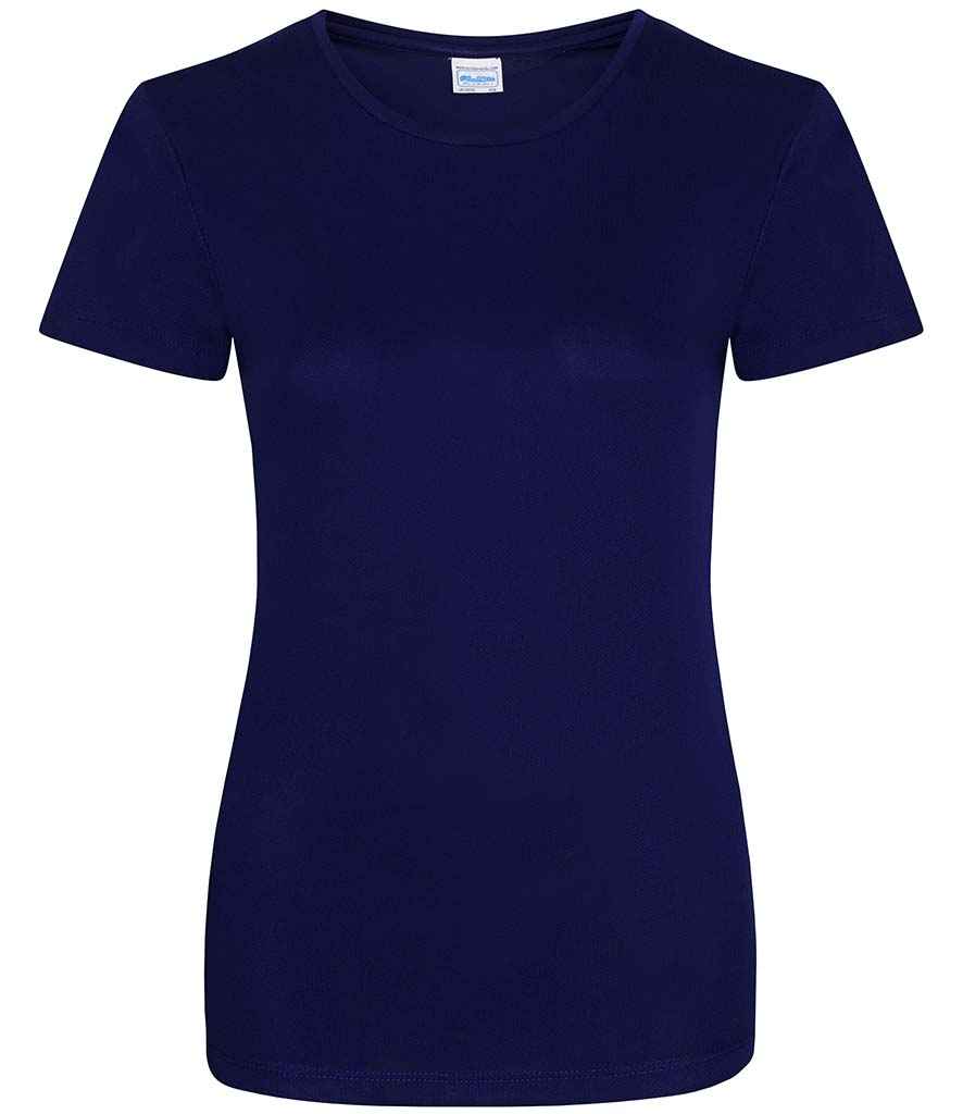 AWDis Ladies Cool T-Shirt in Oxford Navy by Just Cool — Custom branded clothing by Print Press, featuring premium embroidery produced in our specialist print lab in the UK.