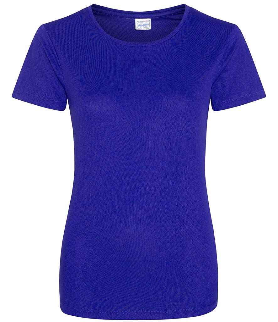 AWDis Ladies Cool T-Shirt in Reflex Blue by Just Cool — Custom branded clothing by Print Press, featuring premium embroidery produced in our specialist print lab in the UK.