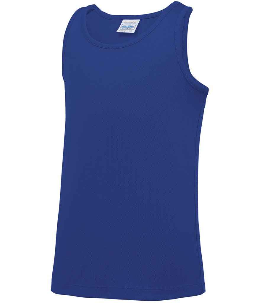 AWDis Kids Cool Vest in Royal Blue by Just Cool — Custom branded clothing by Print Press, featuring premium embroidery produced in our specialist print lab in the UK.
