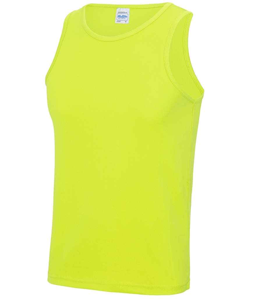 AWDis Cool Vest in Electric Yellow by Just Cool — Custom branded clothing by Print Press, featuring premium embroidery produced in our specialist print lab in the UK.
