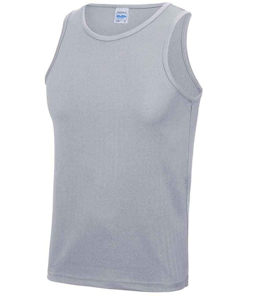 AWDis Cool Vest in Heather Grey by Just Cool — Custom branded clothing by Print Press, featuring premium embroidery produced in our specialist print lab in the UK.