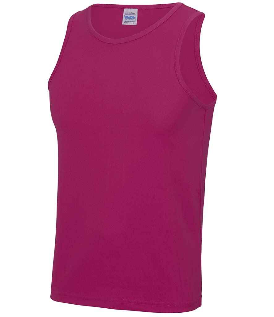 AWDis Cool Vest in Hot Pink by Just Cool — Custom branded clothing by Print Press, featuring premium embroidery produced in our specialist print lab in the UK.