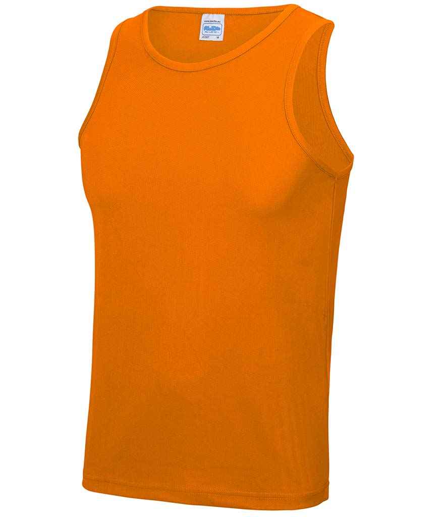 AWDis Cool Vest in Orange Crush by Just Cool — Custom branded clothing by Print Press, featuring premium embroidery produced in our specialist print lab in the UK.