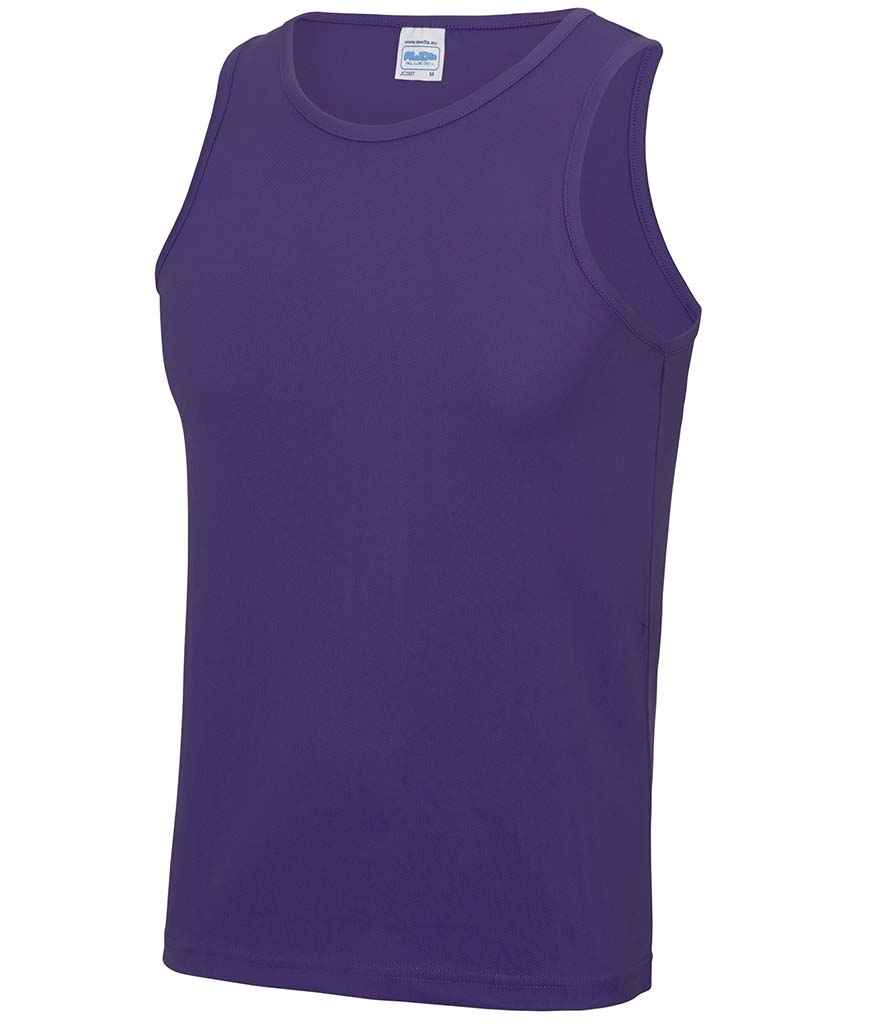 AWDis Cool Vest in Purple by Just Cool — Custom branded clothing by Print Press, featuring premium embroidery produced in our specialist print lab in the UK.