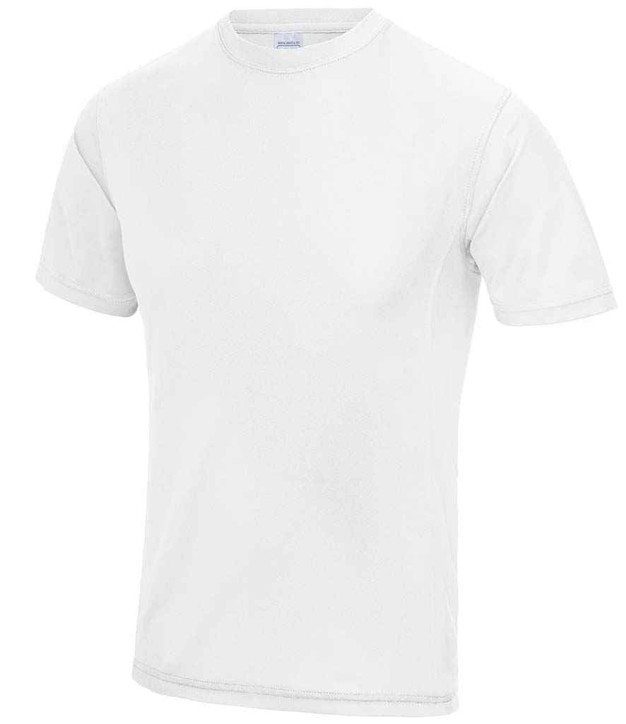 AWDis SuperCool Performance T-Shirt in Arctic White by Just Cool — Custom branded clothing by Print Press, featuring premium embroidery produced in our specialist print lab in the UK.