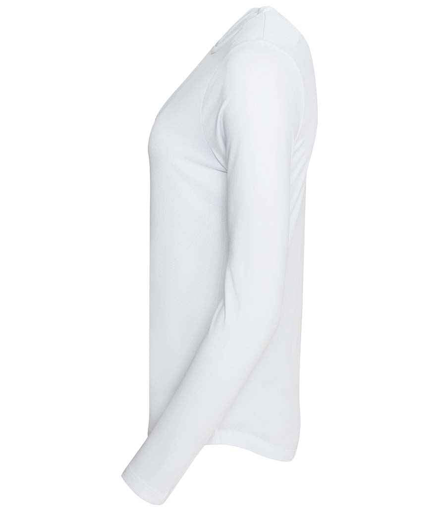AWDis Ladies Cool Long Sleeve T-Shirt in by Just Cool — Custom branded clothing by Print Press, featuring premium embroidery produced in our specialist print lab in the UK.