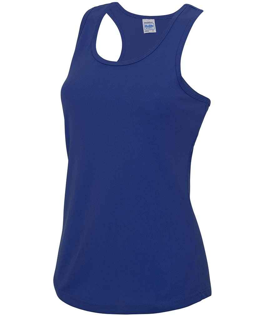 AWDis Ladies Cool Vest in Royal Blue by Just Cool — Custom branded clothing by Print Press, featuring premium embroidery produced in our specialist print lab in the UK.