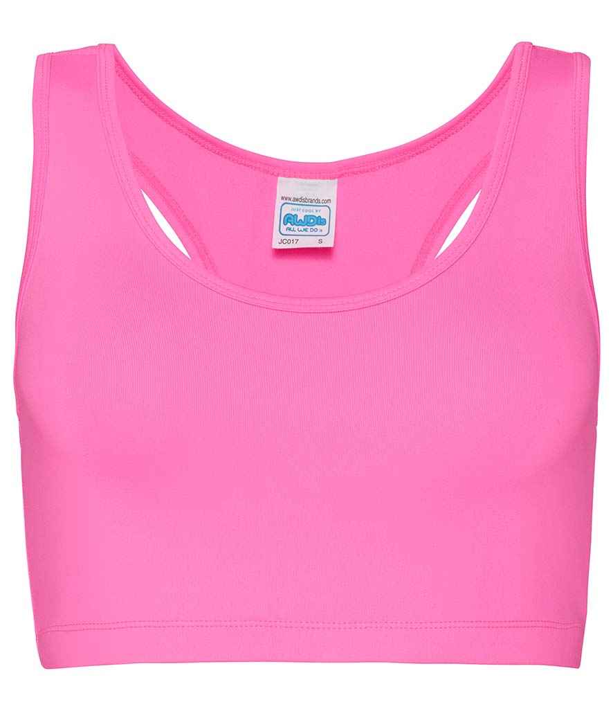 AWDis Ladies Cool Sports Crop Top in by Just Cool — Custom branded clothing by Print Press, featuring premium embroidery produced in our specialist print lab in the UK.