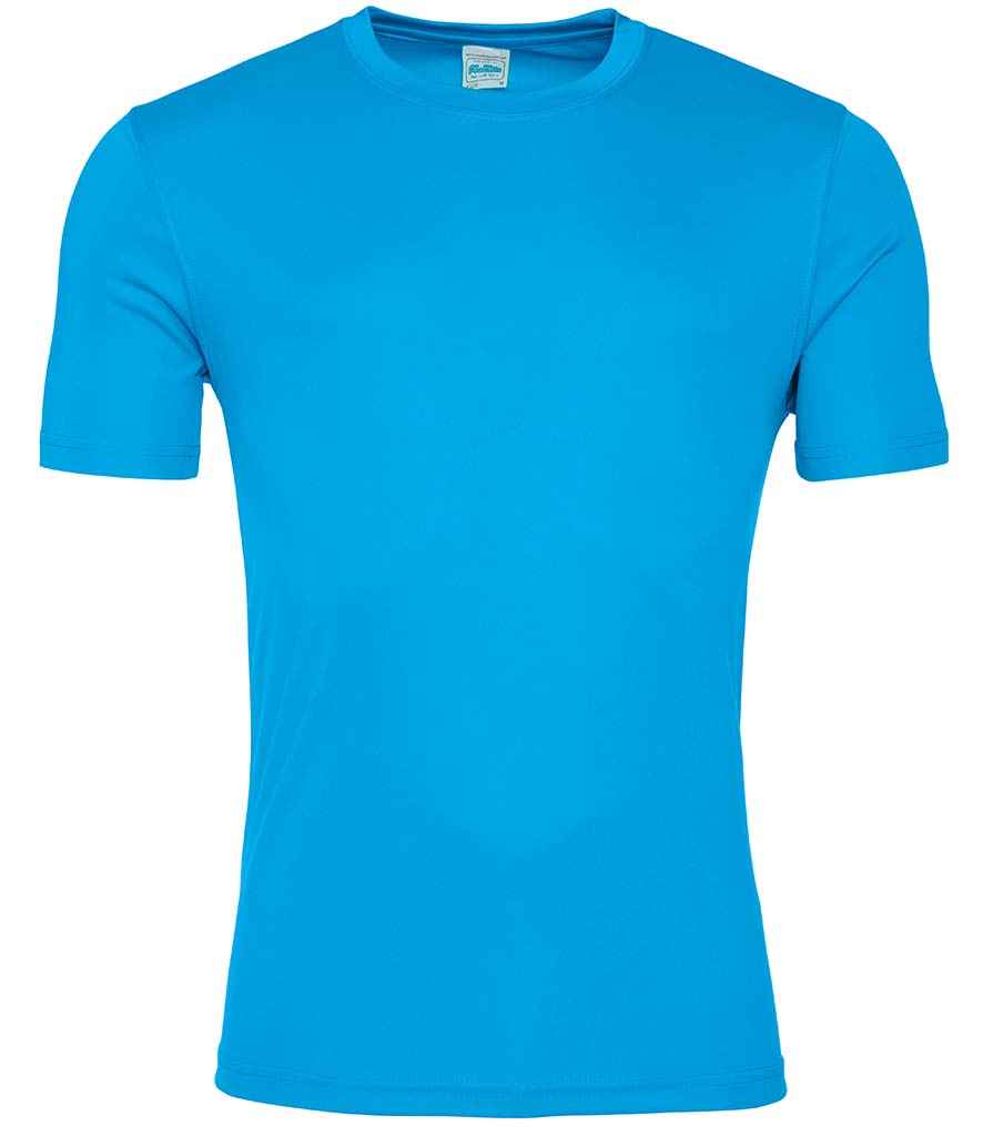AWDis Cool Smooth T-Shirt in Sapphire Blue by Just Cool — Custom branded clothing by Print Press, featuring premium embroidery produced in our specialist print lab in the UK.