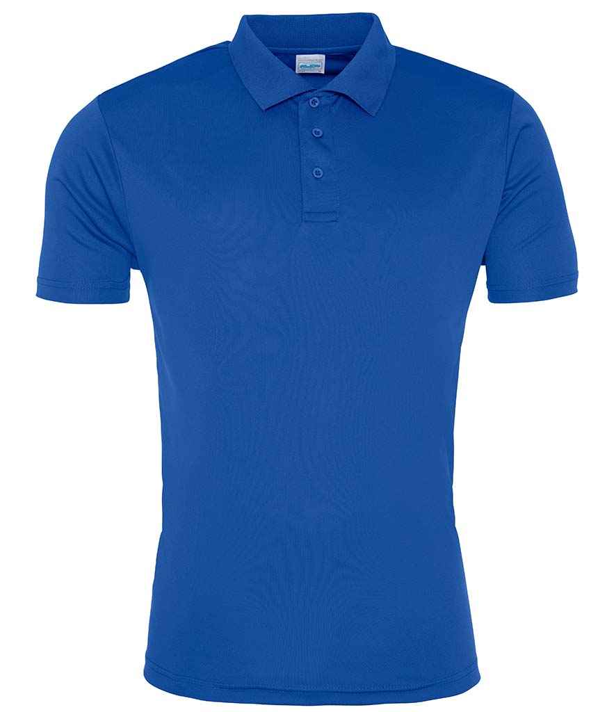 AWDis Cool Smooth Polo Shirt in Royal Blue by Just Cool — Custom branded clothing by Print Press, featuring premium embroidery produced in our specialist print lab in the UK.