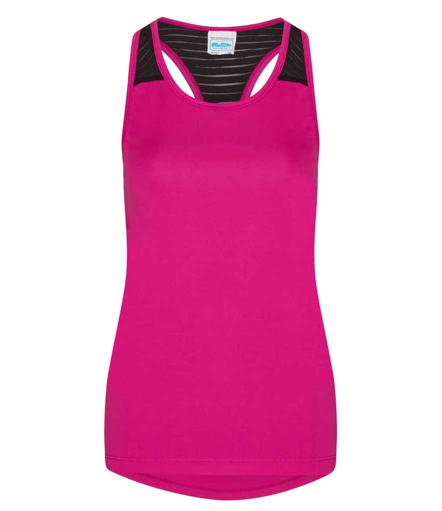 AWDis Ladies Cool Smooth Workout Vest in by Just Cool — Custom branded clothing by Print Press, featuring premium embroidery produced in our specialist print lab in the UK.