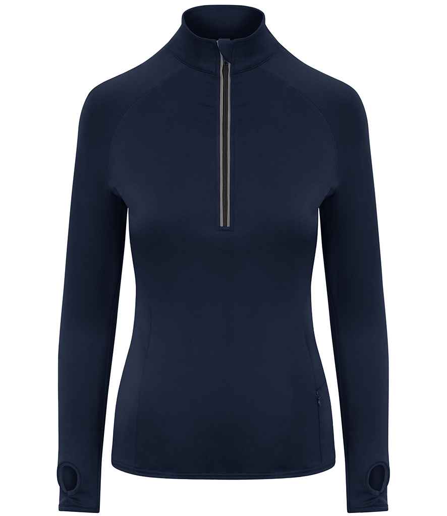 AWDis Ladies Cool-Flex Half Zip Top in by Just Cool — Custom branded clothing by Print Press, featuring premium embroidery produced in our specialist print lab in the UK.