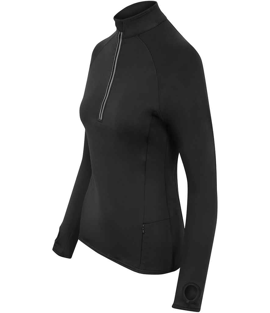 AWDis Ladies Cool-Flex Half Zip Top in by Just Cool — Custom branded clothing by Print Press, featuring premium embroidery produced in our specialist print lab in the UK.