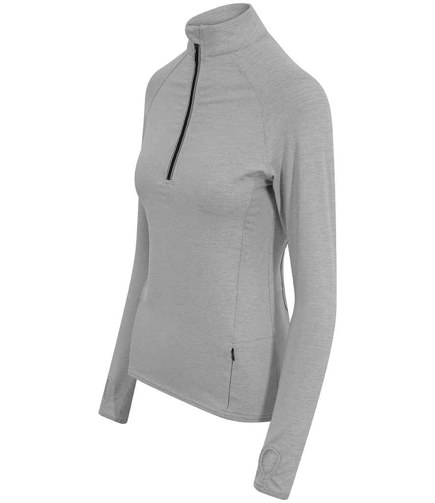 AWDis Ladies Cool-Flex Half Zip Top in by Just Cool — Custom branded clothing by Print Press, featuring premium embroidery produced in our specialist print lab in the UK.