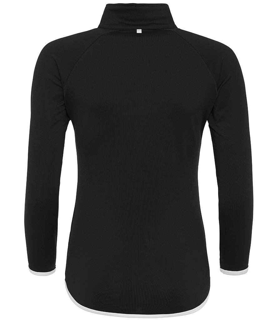 AWDis Ladies Cool Half Zip Sweat Top in by Just Cool — Custom branded clothing by Print Press, featuring premium embroidery produced in our specialist print lab in the UK.