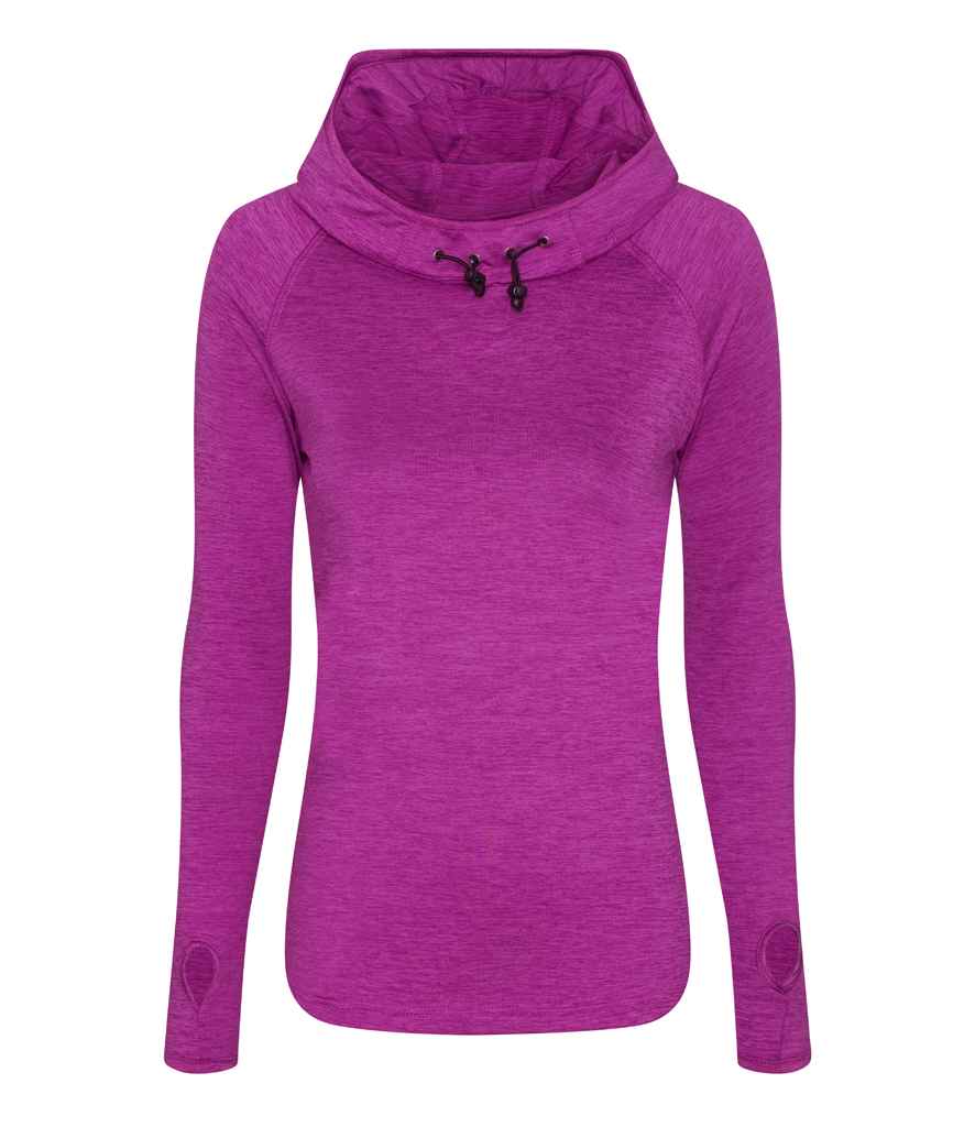 AWDis Ladies Cool Cowl Neck Top in by Just Cool — Custom branded clothing by Print Press, featuring premium embroidery produced in our specialist print lab in the UK.