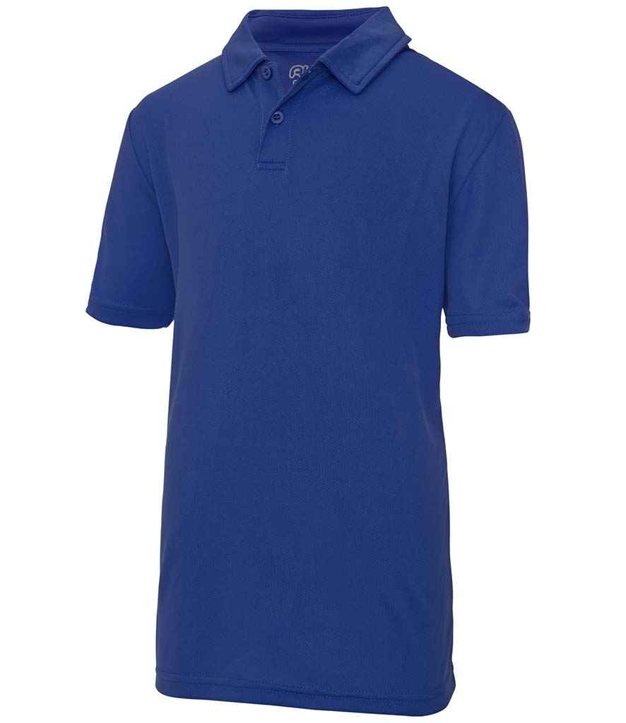 AWDis Kids Cool Polo Shirt in by Just Cool — Custom branded clothing by Print Press, featuring premium embroidery produced in our specialist print lab in the UK.