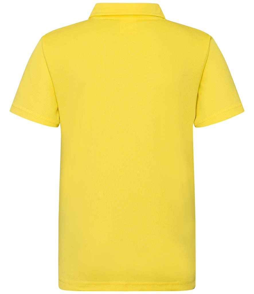 AWDis Kids Cool Polo Shirt in by Just Cool — Custom branded clothing by Print Press, featuring premium embroidery produced in our specialist print lab in the UK.