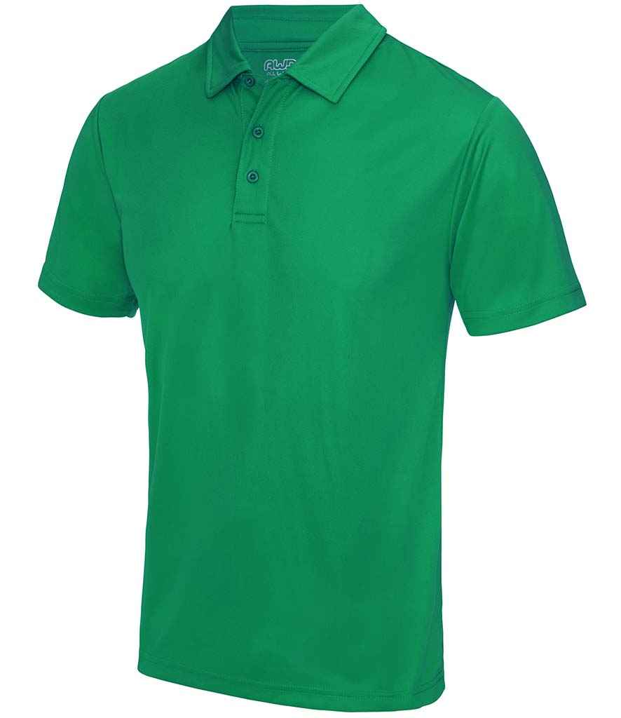 AWDis Cool Polo Shirt in Kelly Green by Just Cool — Custom branded clothing by Print Press, featuring premium embroidery produced in our specialist print lab in the UK.