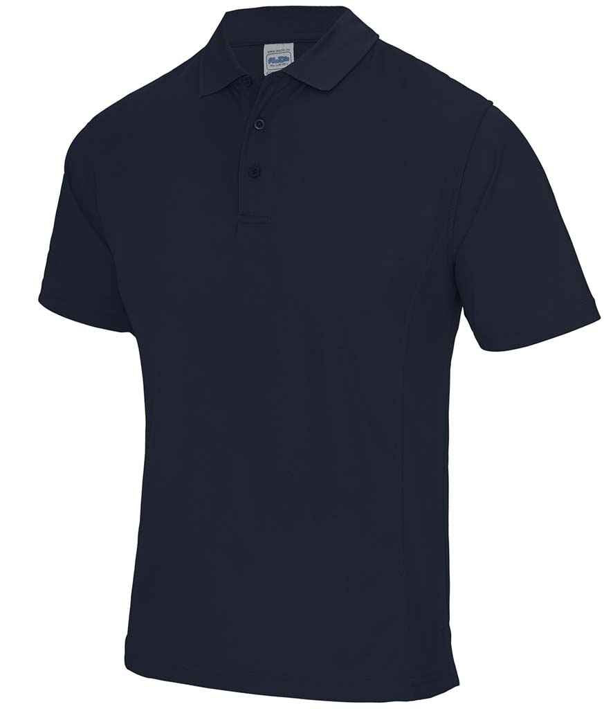 AWDis SuperCool Performance Polo Shirt in French Navy by Just Cool — Custom branded clothing by Print Press, featuring premium embroidery produced in our specialist print lab in the UK.