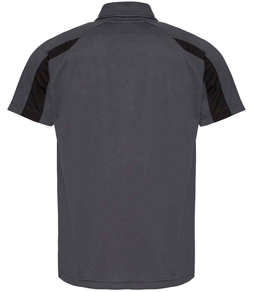 AWDis Cool Contrast Polo Shirt - (2nd Colours) in by Just Cool — Custom branded clothing by Print Press, featuring premium embroidery produced in our specialist print lab in the UK.