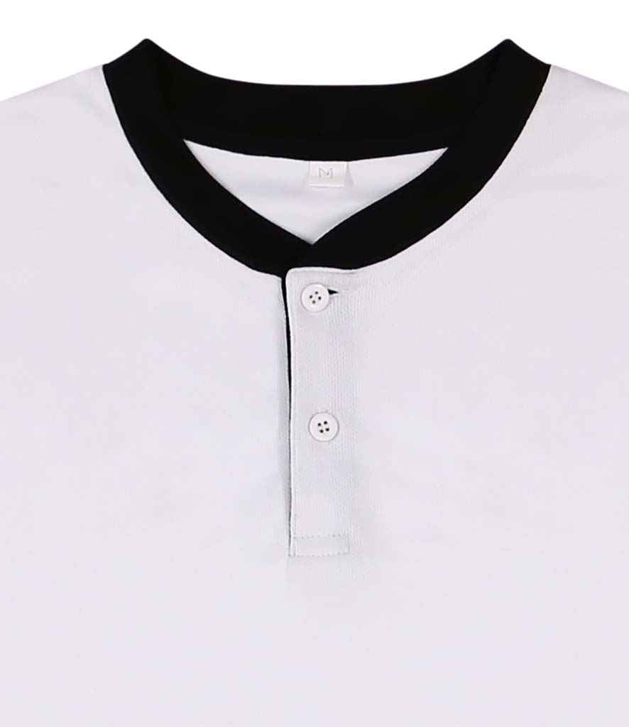 AWDis Cool Stand Collar Sports Polo Shirt in by Just Cool — Custom branded clothing by Print Press, featuring premium embroidery produced in our specialist print lab in the UK.