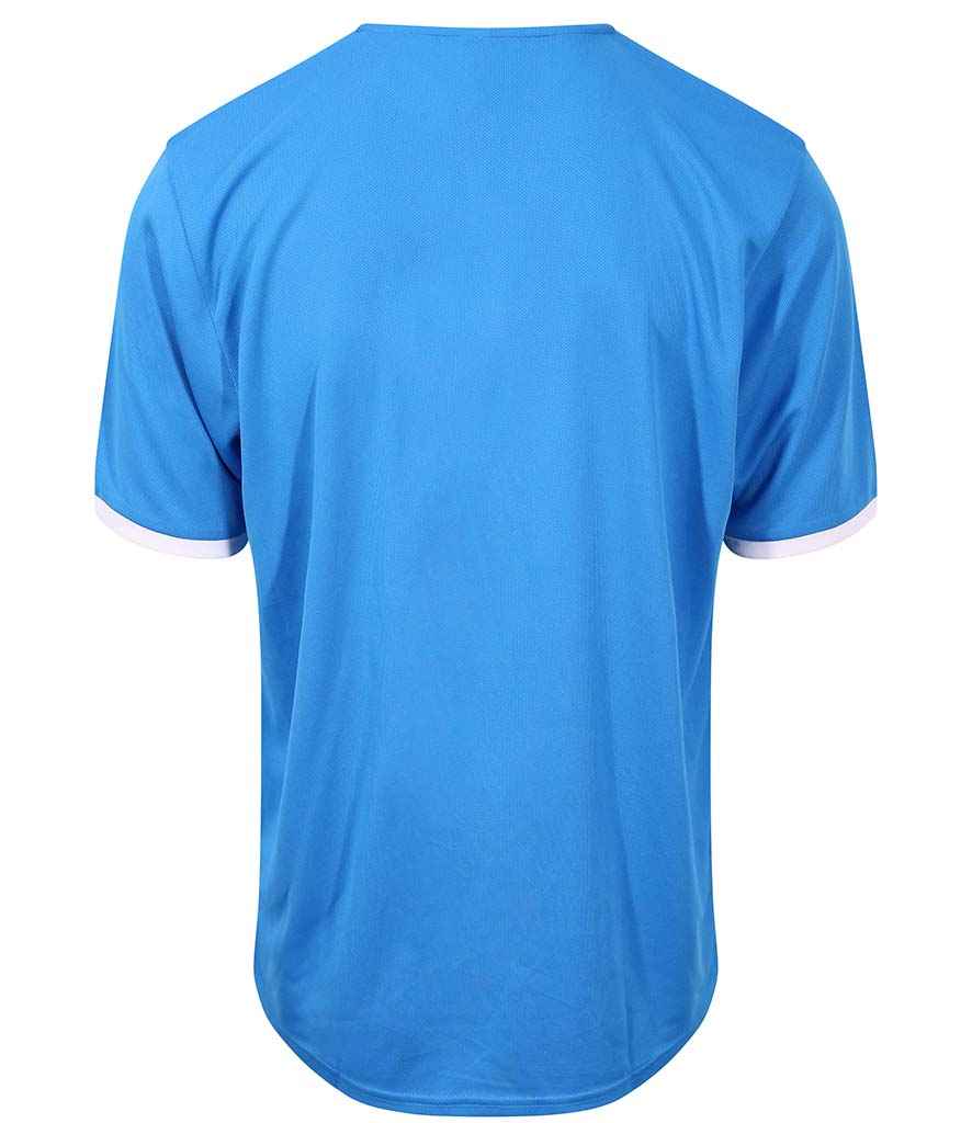 AWDis Cool Stand Collar Sports Polo Shirt in by Just Cool — Custom branded clothing by Print Press, featuring premium embroidery produced in our specialist print lab in the UK.