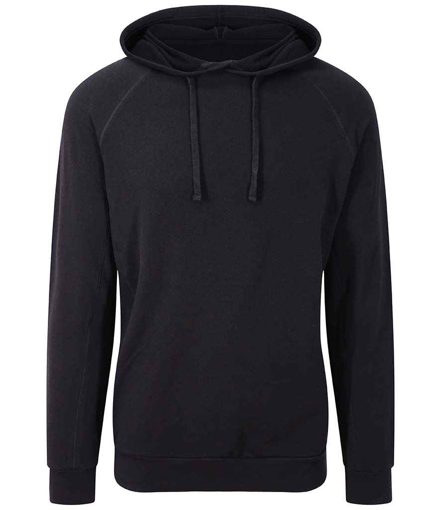 AWDis Cool Unisex Fitness Hoodie in Jet Black by Just Cool — Custom branded clothing by Print Press, featuring premium embroidery produced in our specialist print lab in the UK.