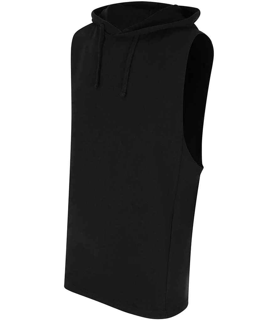 AWDis Cool Urban Sleeveless Muscle Hoodie in by Just Cool — Custom branded clothing by Print Press, featuring premium embroidery produced in our specialist print lab in the UK.