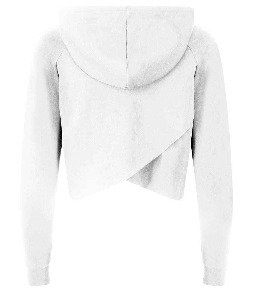 AWDis Ladies Cool Cross Back Cropped Hoodie in by Just Cool — Custom branded clothing by Print Press, featuring premium embroidery produced in our specialist print lab in the UK.