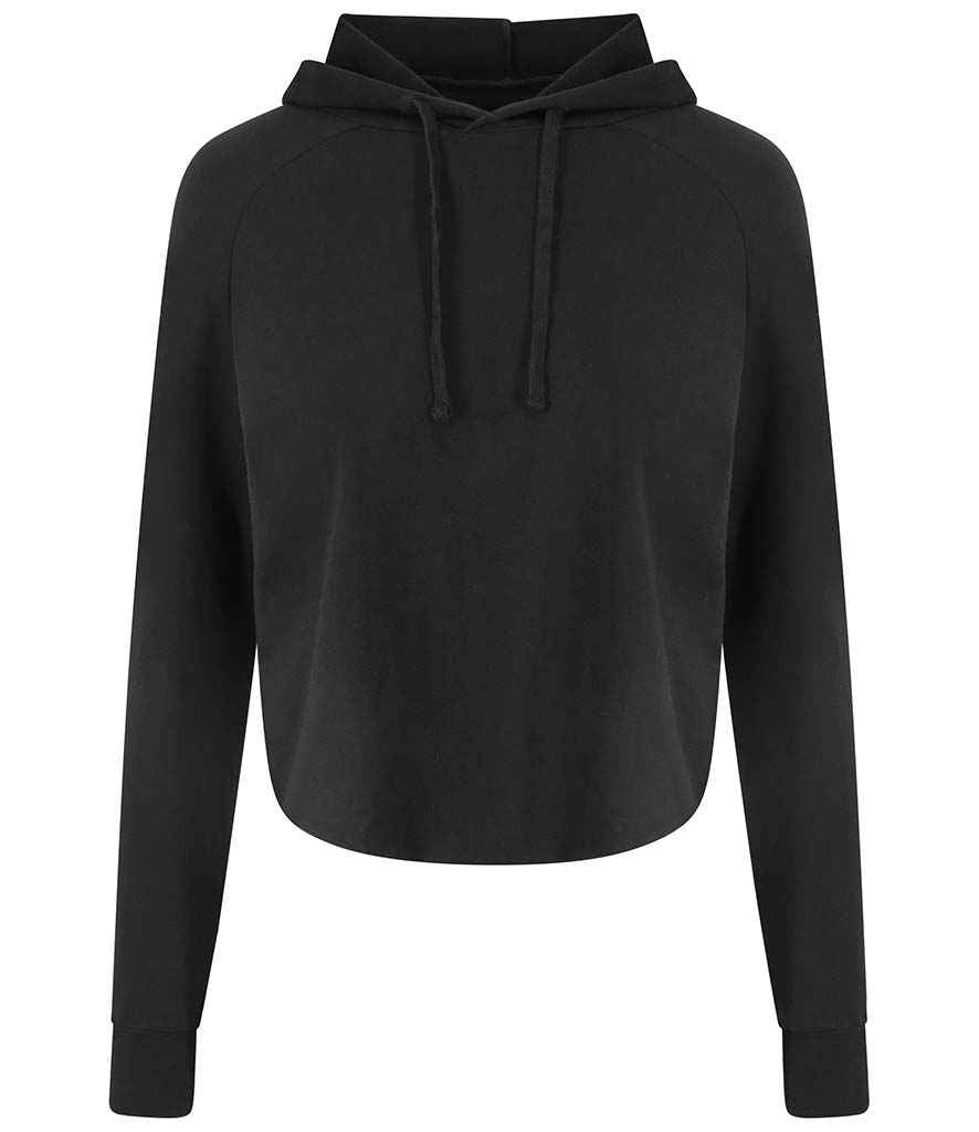AWDis Ladies Cool Cross Back Cropped Hoodie in by Just Cool — Custom branded clothing by Print Press, featuring premium embroidery produced in our specialist print lab in the UK.