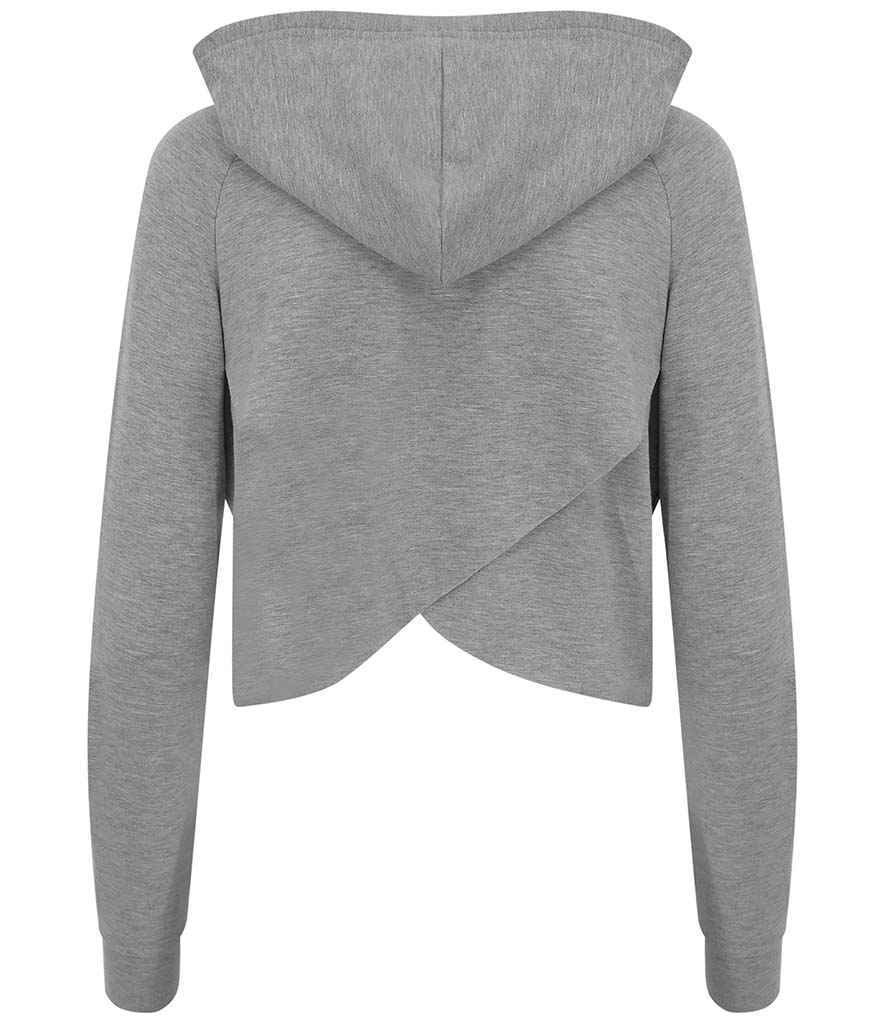 AWDis Ladies Cool Cross Back Cropped Hoodie in by Just Cool — Custom branded clothing by Print Press, featuring premium embroidery produced in our specialist print lab in the UK.