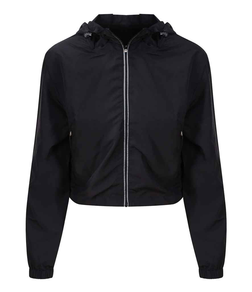 AWDis Ladies Cool Cropped Windshield Jacket in by Just Cool — Custom branded clothing by Print Press, featuring premium embroidery produced in our specialist print lab in the UK.