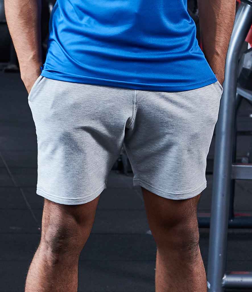 AWDis Cool Jog Shorts in Sport Grey by Just Cool — Custom branded clothing by Print Press, featuring premium embroidery produced in our specialist print lab in the UK.