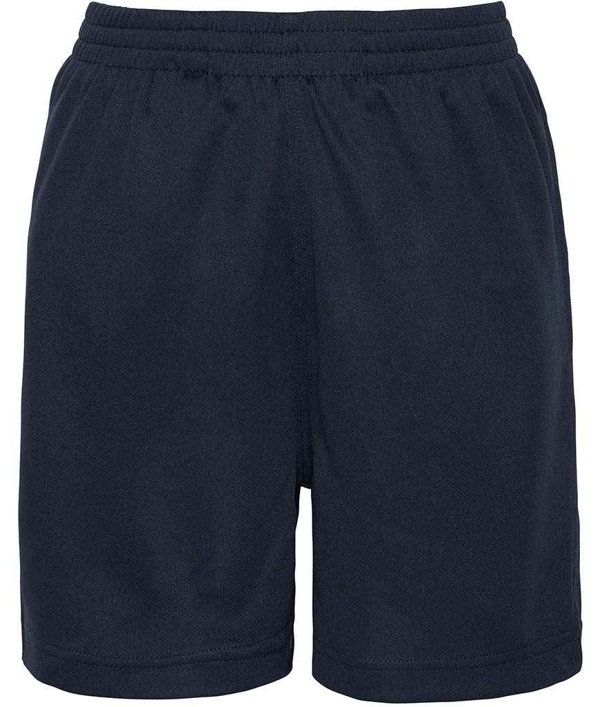 AWDis Kids Cool Shorts in by Just Cool — Custom branded clothing by Print Press, featuring premium embroidery produced in our specialist print lab in the UK.
