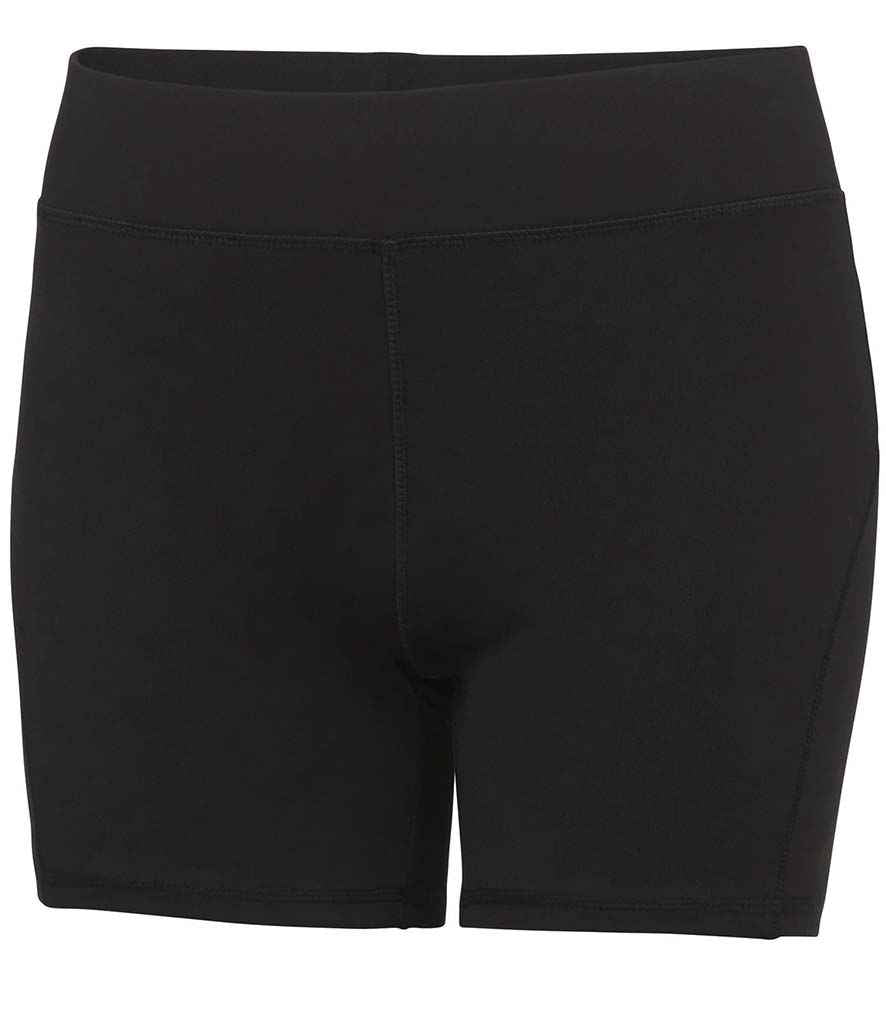 AWDis Ladies Cool Training Shorts in by Just Cool — Custom branded clothing by Print Press, featuring premium embroidery produced in our specialist print lab in the UK.