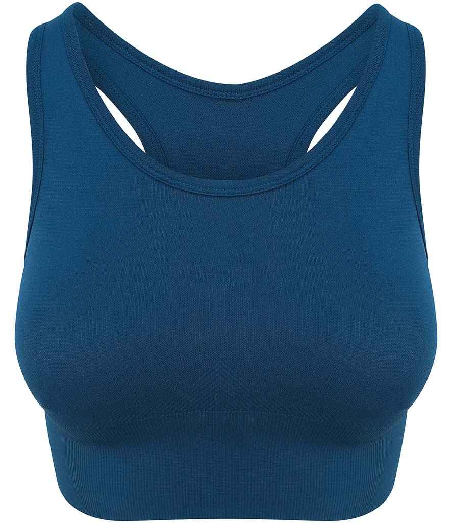 AWDis Ladies Cool Seamless Crop Top in by Just Cool — Custom branded clothing by Print Press, featuring premium embroidery produced in our specialist print lab in the UK.